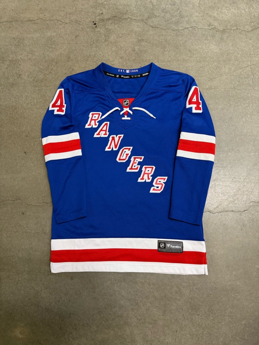 New York Rangers Braden Schneider Women’s Fanatics Home Breakaway Jersey Small